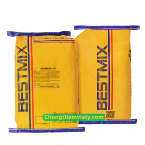 BestRefit C40 – Vữa sửa chữa bề mặt bê tông gốc xi măng polyme | Chống Thấm Việt Ý