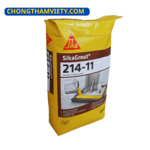 SikaGrout® 214-11 – Vữa rót không co ngót, chảy lỏng, có thể bơm | Chính hãng Sika