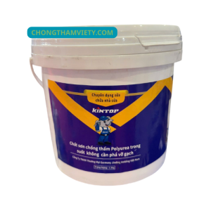 Sơn chống thấm Polyaspartic Polyurea KINTOP 1500g | Không đục gạch