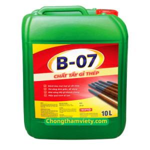 B-07 – Dung Dịch Tẩy Gỉ Sắt Thép Nhanh | Chống Thấm Việt Ý