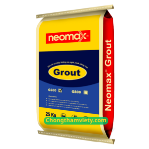 Neomax® Grout G600 – Vữa Rót Không Co Ngót Cốt Liệu Mịn | Chống Thấm Việt Ý