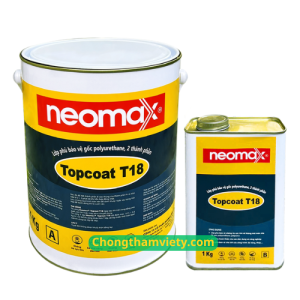 Neomax® Topcoat T18 – Lớp Phủ PU Chống UV & Mài Mòn | Chống Thấm Việt Ý