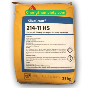 SikaGrout® 214-11 HS – Vữa Rót Không Co Ngót Cường Độ Cao Sớm | Chống Thấm Việt Ý