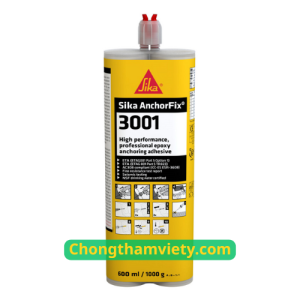 Sika AnchorFix®-3001 – Keo Khoan Cấy Thép Epoxy Cao Cấp | Việt Ý
