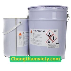 Sika® Poxitar® MY – Lớp phủ epoxy nhựa than đá kháng hóa chất | Chống Thấm Việt Ý